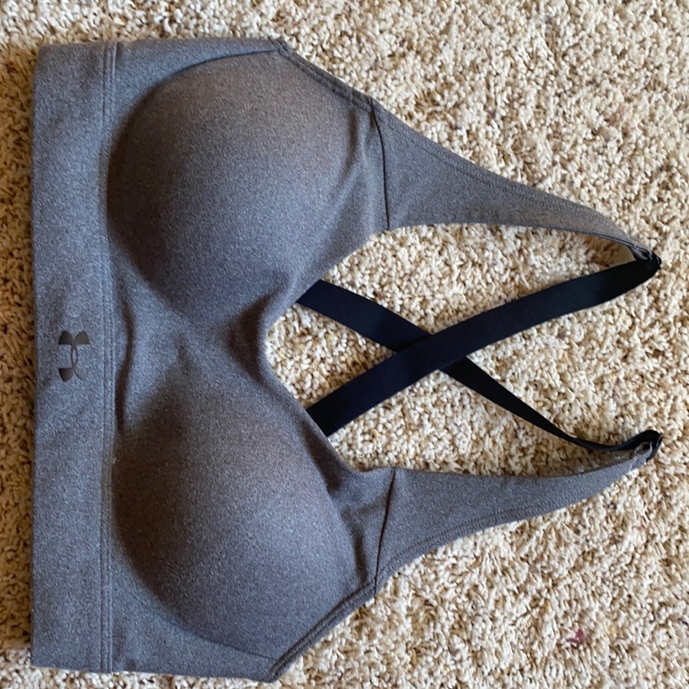 Gray sports bra size small